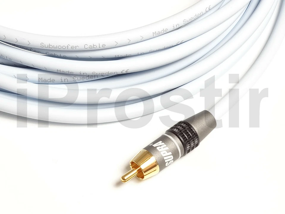SUPRA SUBLINK AUDIO RCA-XLR Single Channel Subwoofer Hi-Fi Cable Various Length - Image 4 of 4