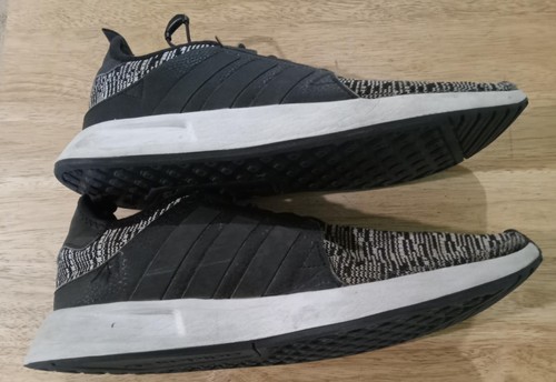 Adidas Mens Black/ White Running Shoes Sneakers PBB 698007, Size 9 - Picture 7 of 13