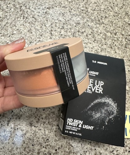 Make Up For Ever HD Skin Twist & Light Loose Powder 2.0 MED. .2oz/8G FULL SZ $45 - Picture 7 of 20