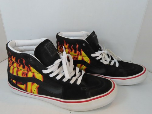 vans with flames thrasher