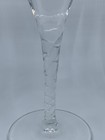 STIL Romania Optic Gold Trim Braided Crystal Wine Glasses Set Of 4 — photo 3