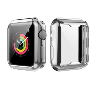 Hülle Schutz Apple Watch Ultra 8 7 6 iWatch Silikon Tasche Displayschutz Bumper