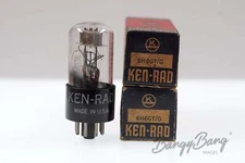2 Vintage Ken-Rad 6H6GT/VT-90A Metal Double Diode Detector Tube Valve- BangyBang