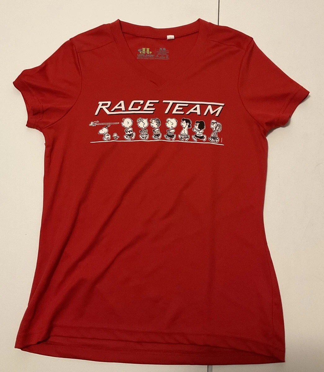 snoopy running shirt