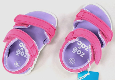 ZOE & ZAC Baby Sandals 1W Parker Sandal Pink & Purple