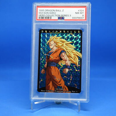 Dragon Ball Z Hero Collection Series 3 SS3 Son Goku #324 PSA