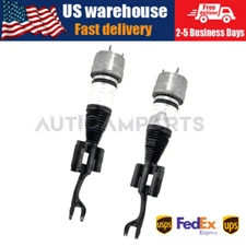 Pair Front Air Shock Struts Fit Mercedes W253 X253 GLC 300 350 43 63 AMG 4Matic