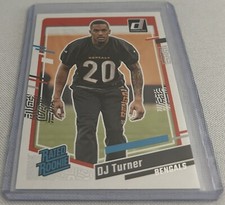 2023 Donruss Football DJ Turner Cincinnati Bengals Rated Rookie #319