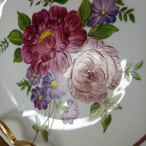Pair of Vintage Zajecar, Yugoslavia - Hand Painted Decorative Plates, 19cm - Picture 4 of 9
