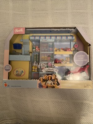 Happy Family Shopping Fun Playset Supermarket Mattel