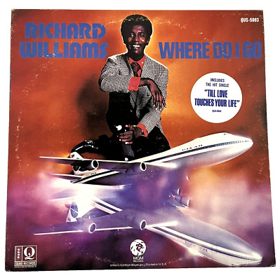 RICHARD WILLIAMS ~ WHERE DO I GO ~ Orig. Promo LP/Vinyl 1971 Quad Records NM~11
