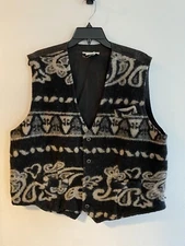 VTG Mens Wool Blend Vest Jazzman Sz L