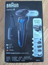 Braun Series 6 6095cc Electric Razor for Men with SmartCare Center