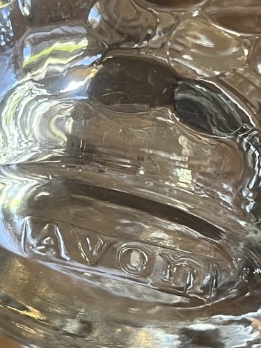 AVON ''DOVE IN FLIGHT'' VOTIVE CLEAR GLASS CANDLE HOLDER 3" Tall Vtg. - Picture 3 of 15