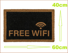 Free WiFi Doormat Dirt Trapping Mat Coconut Mat Doormat