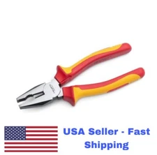 8" Linesman Plier, Chrome Vanadium Steel, Insulation Capacity Up To 1000V.