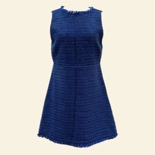 Alice + Olivia by Stacey Bendet Cocktail Dress Blue NWT $368 Sold Out Size 12