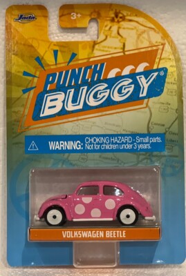 Jada Punch Buggy Volkswagen Beetle Pink Polka Dots - A1