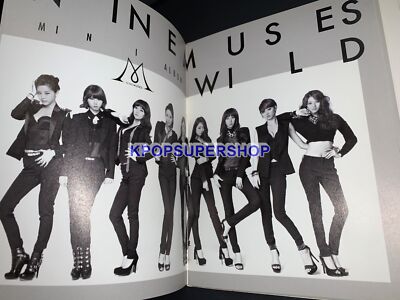 Nine Muses 2nd Mini Album Wild CD Photobook Great OOP Rare Second