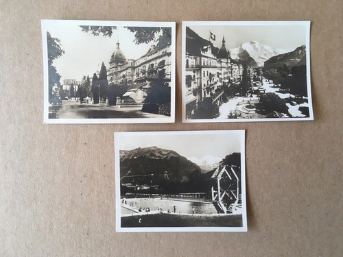 Vintage Interlaken (Schweiz) Fotokarten Lot 11 verschiedene, 2 3/4"x3 5/8" - Bild 6 von 7