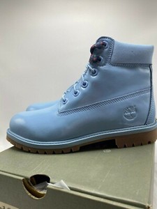 timberland light blue boots