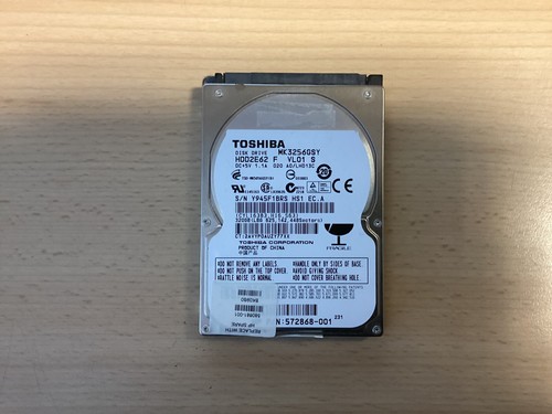 320 GB Toshiba MK3256GSY 7200rpm Notebook Festplatte Serial-ATA 6,3 cm (2,5")