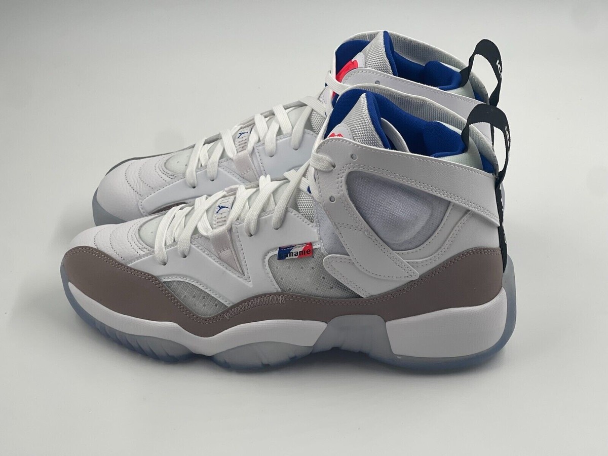 Nike Air Jordan Jumpman Two Trey White Red Blue Sneakers