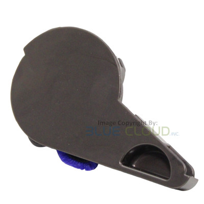 Fluffy Optic DRIVER'S LEFT SIDE END CAP w WHEEL for Dyson V15 V15s # 970445-01