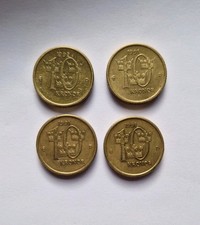 4 Sewdish 10 Kroner coins, 3 x 1991, 1 x 1992