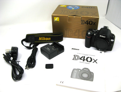 Nikon D40x 10.2MP Digital SLR Camera - Black (Body only)