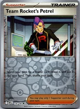 Team Rocket's Petrel - 176/182   - Destined Rivals – Reverse Foil  - NM/M