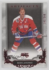 2018-19 Upper Deck Artifacts Legends Ruby 143/349 Rod Langway #155 HOF eu5