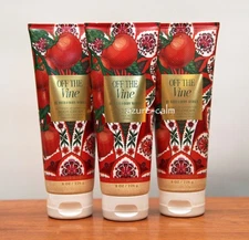 Bath Body Works OFF THE VINE 8 ozs Body Cream Lotion x 3
