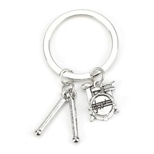 Porte-clés Batterie, Bijou de Sac Rock pour Femme, Idée Cadeau Anniversaire F...