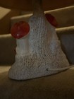 Vintage Pair 1950's 2 Asian Figures W/ Red Hats Sitting on White Tree Trunks — photo 4