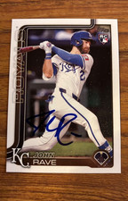 2025 Topps John Rave  Kansas City Royals Autographed Baseball Card #US192