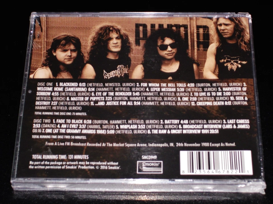 Metallica: Market Square Heroes - The Indianapolis Broadcast 1988 2 CD Set NEW - Image 2 of 2