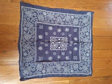 Fast Color RN 13960 Blue Hankerchief Bandana 19x19 inch Cotton