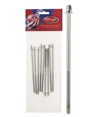 Stagg 4IHP Key Tension Rod for Bass Drum 10-Pack 4.65''
