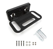 Black Hitch Step 2 12 Inch Receivers Step Pad Fold Away Step Aluminum 2.5 Inch