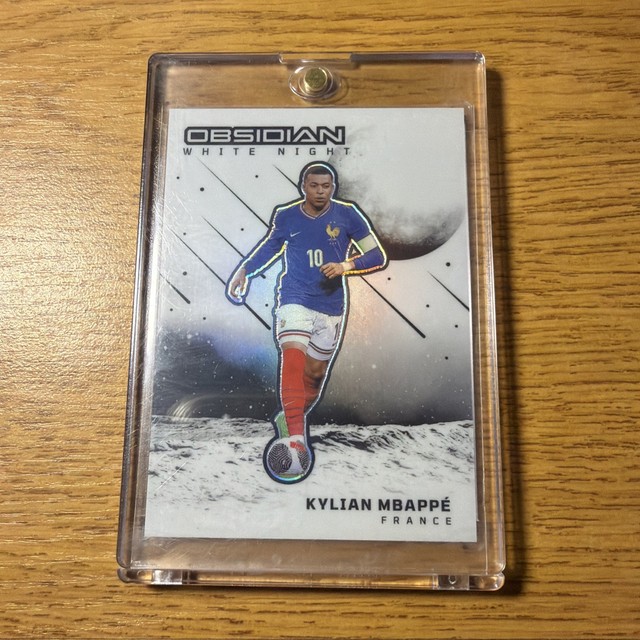 2023-24 Panini Obsidian Soccer KYLIAN MBAPPE White Night SSP#5 France