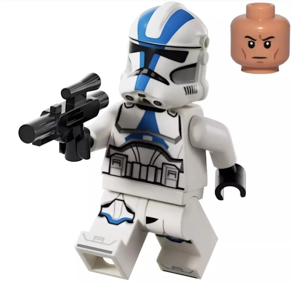 LEGO NEW Authentic Star Wars 501st Clone Trooper Phase 2 Minifigures 75378 75395 - Image 2 of 2