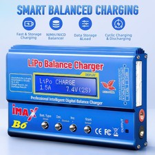 iMAX B6 Balance Ladegerät 80W 6A LCD Balance Ladegerät für LiPo Li-Ion Life NiMH