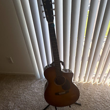 Right-Handed 6-String Acoustic Guitar in Brown Body Color