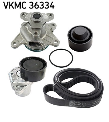 Skf Wasserpumpe + Keilrippenriemensatz FüR Renault Megane Iii Trafic Opel-image