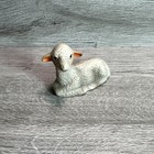 Vintage Laying Lamb Figurine 2"