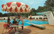 The Greenbrier Resort Poolside Scene White Sulphur Springs WV 1967