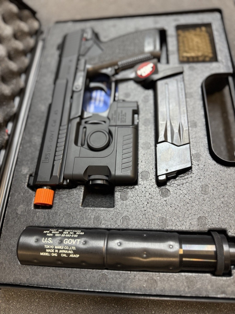 Tokyo Marui MK23 SOCOM Airsoft Gas NBB Full Set | eBay