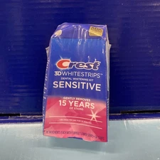 Crest 3D Whitestrips Sensitive 18 Treatments- Sealed New