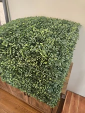 20x20 Faux Boxwood Greenery Wall Decor Panels